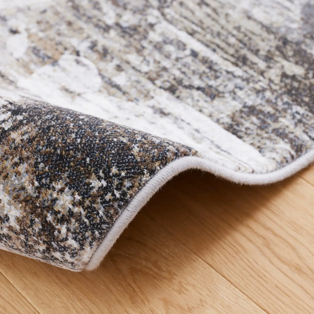 Funky Abstract Design Argentum Rug