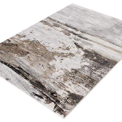 Funky Abstract Design Argentum Rug