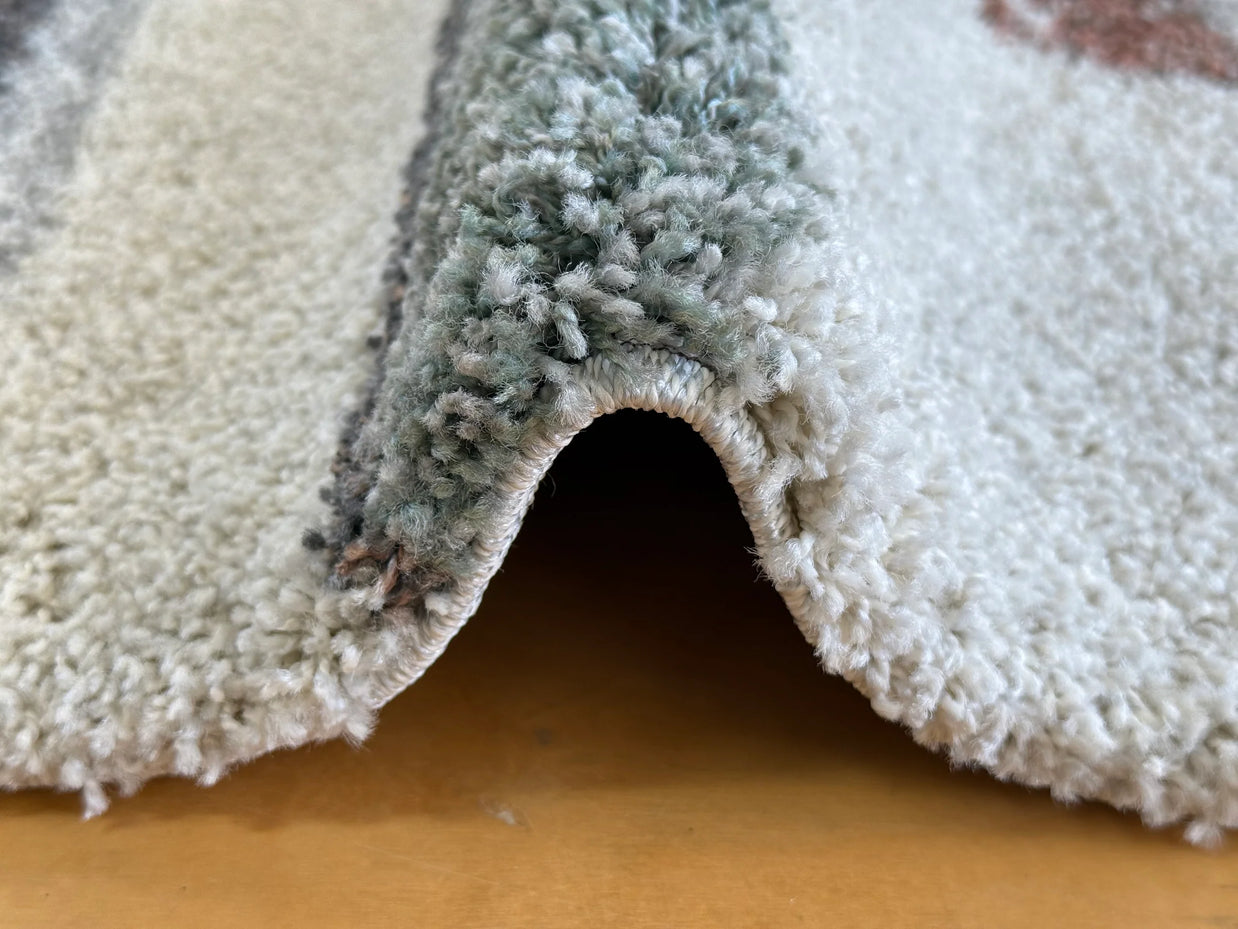 Modern Abstract Pattern Mehari Shaggy Rug