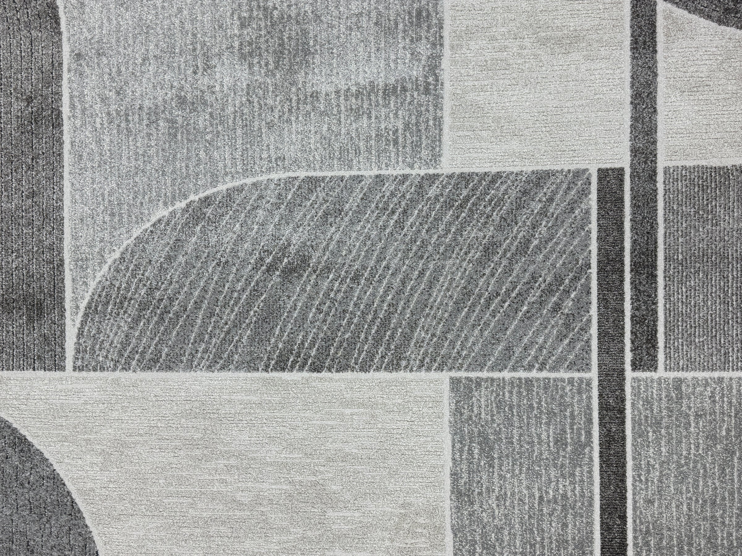 Abstract Geometric Pattern Valentino Oval Rug (46002-6171) Size: 160 x 230cm