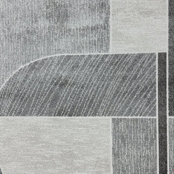 Abstract Geometric Pattern Valentino Oval Rug (46002-6171) Size: 160 x 230cm