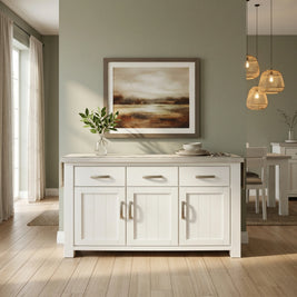 Acacia Solid Wood Medium Buffet Table