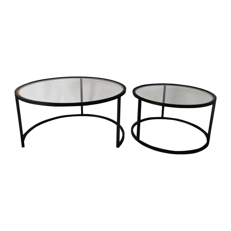 Drago Coffee Table Nest – Black