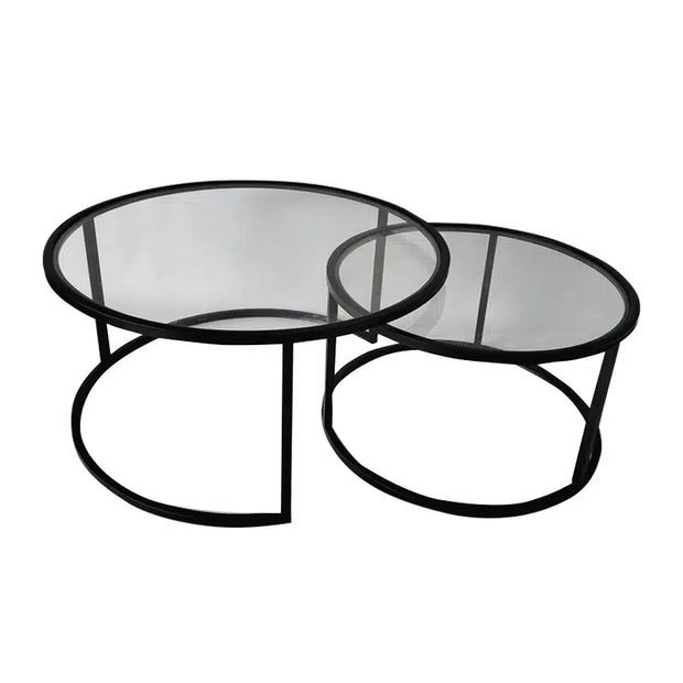 Drago Coffee Table Nest – Black