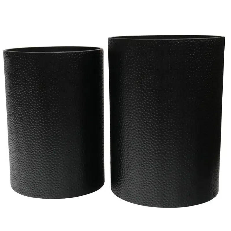 Drum Set of 2 Side Tables – Black