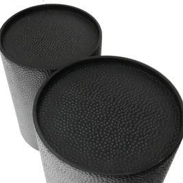 Drum Set of 2 Side Tables – Black