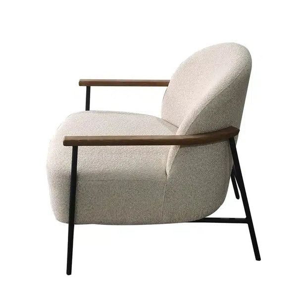 Taylor Armchair Oatmeal + Oak + Black
