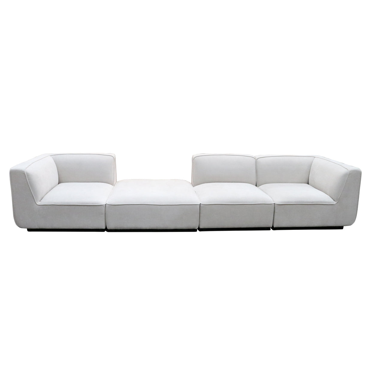 Montego Sofa w/ Ottoman -Latte