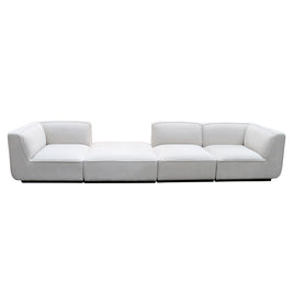 Montego Sofa w/ Ottoman -Latte