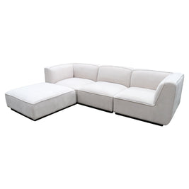 Montego Sofa w/ Ottoman -Latte