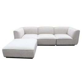 Montego Sofa w/ Ottoman -Latte