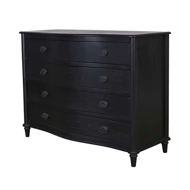 French Commode – Rustic Black