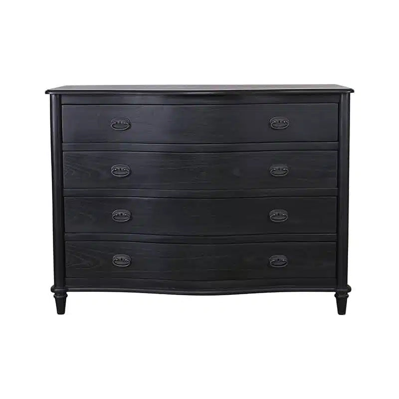 French Commode – Rustic Black