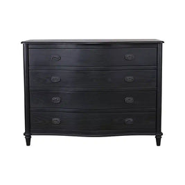 French Commode – Rustic Black