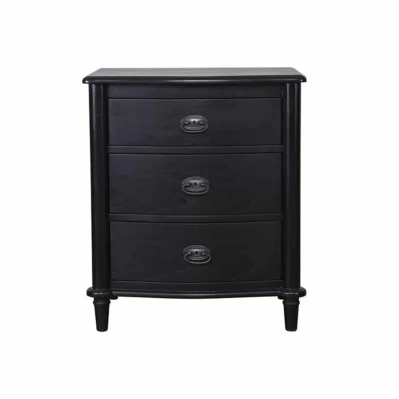 French Bedside 3 Drawer