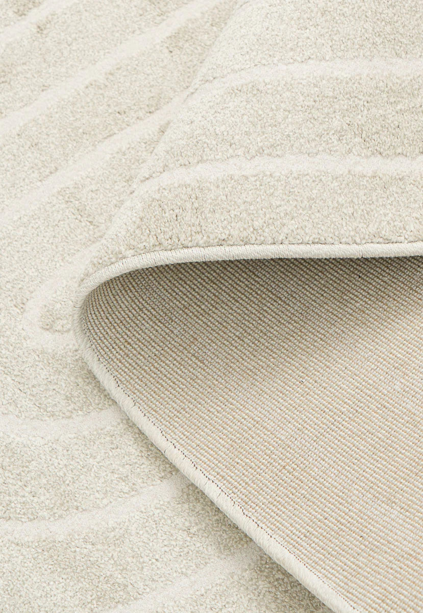 Contemporary Contour Lines Textured Trentino Oval Rug