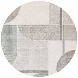 Geometric Design Valentino Round Rug