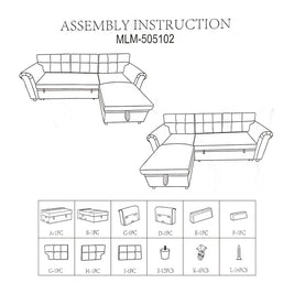 Tama Sofa Bed with Storage