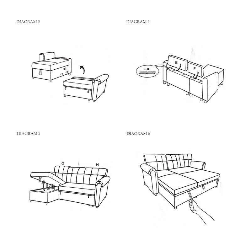 Tama Sofa Bed with Storage