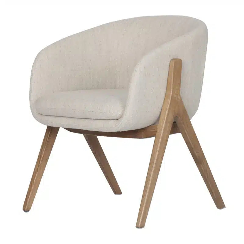 Southbank Occasional/Dining Chair -Light Ash + Beige