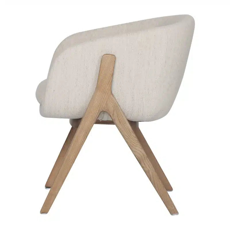 Southbank Occasional/Dining Chair -Light Ash + Beige