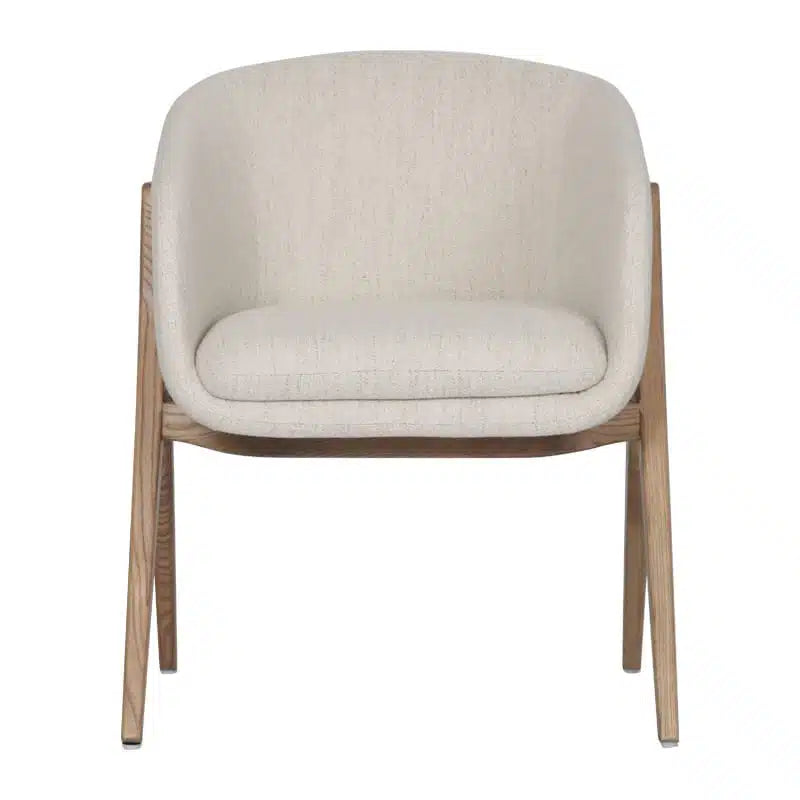 Southbank Occasional/Dining Chair -Light Ash + Beige