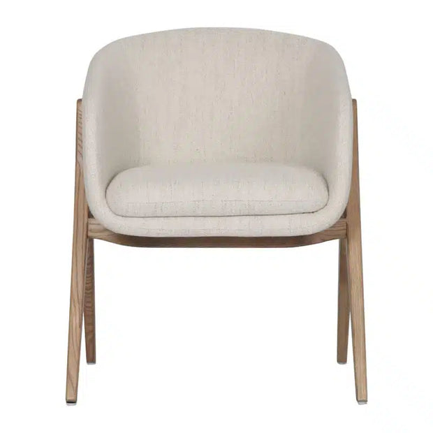 Southbank Occasional/Dining Chair -Light Ash + Beige