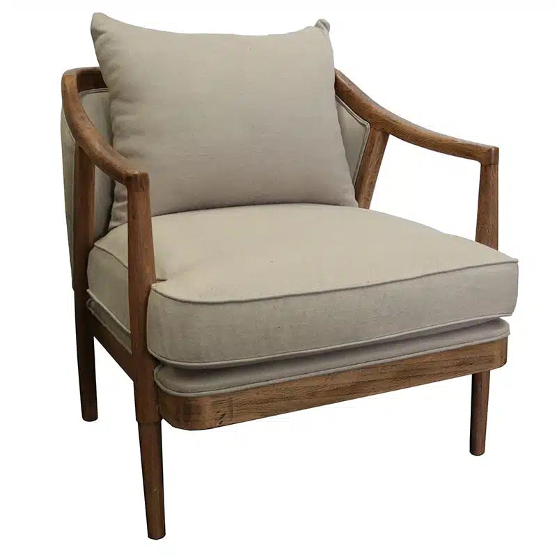 Parkville Armchair- Light Natural + Oatmeal