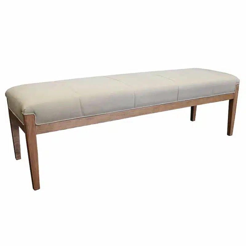 Parkville Ottoman- Light Natural + Oatmeal