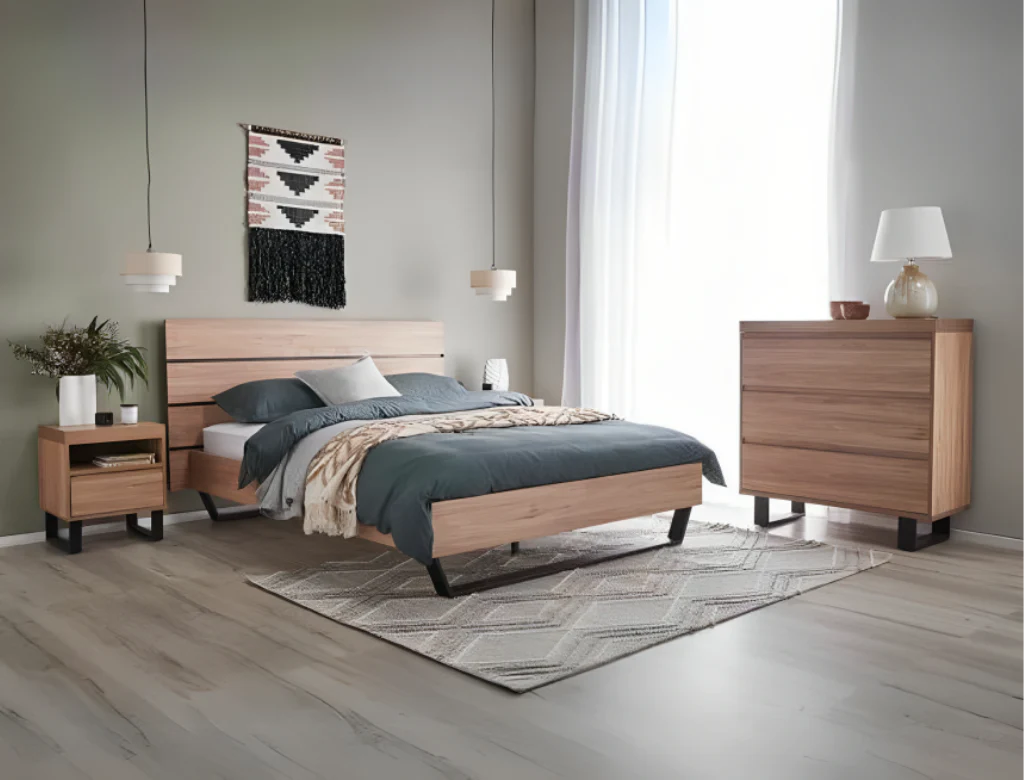 Bright Queen Bed