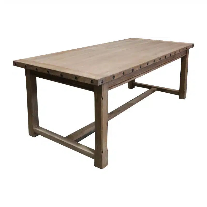 Brasilia Dining Table – 220cm (Recycled Elm)