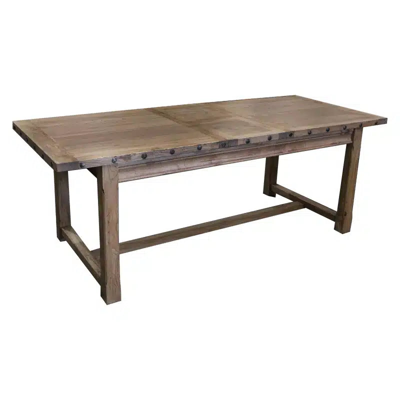 Brasilia Extendable Dining Table  (Recycled Elm)