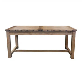 Brasilia Extendable Dining Table  (Recycled Elm)