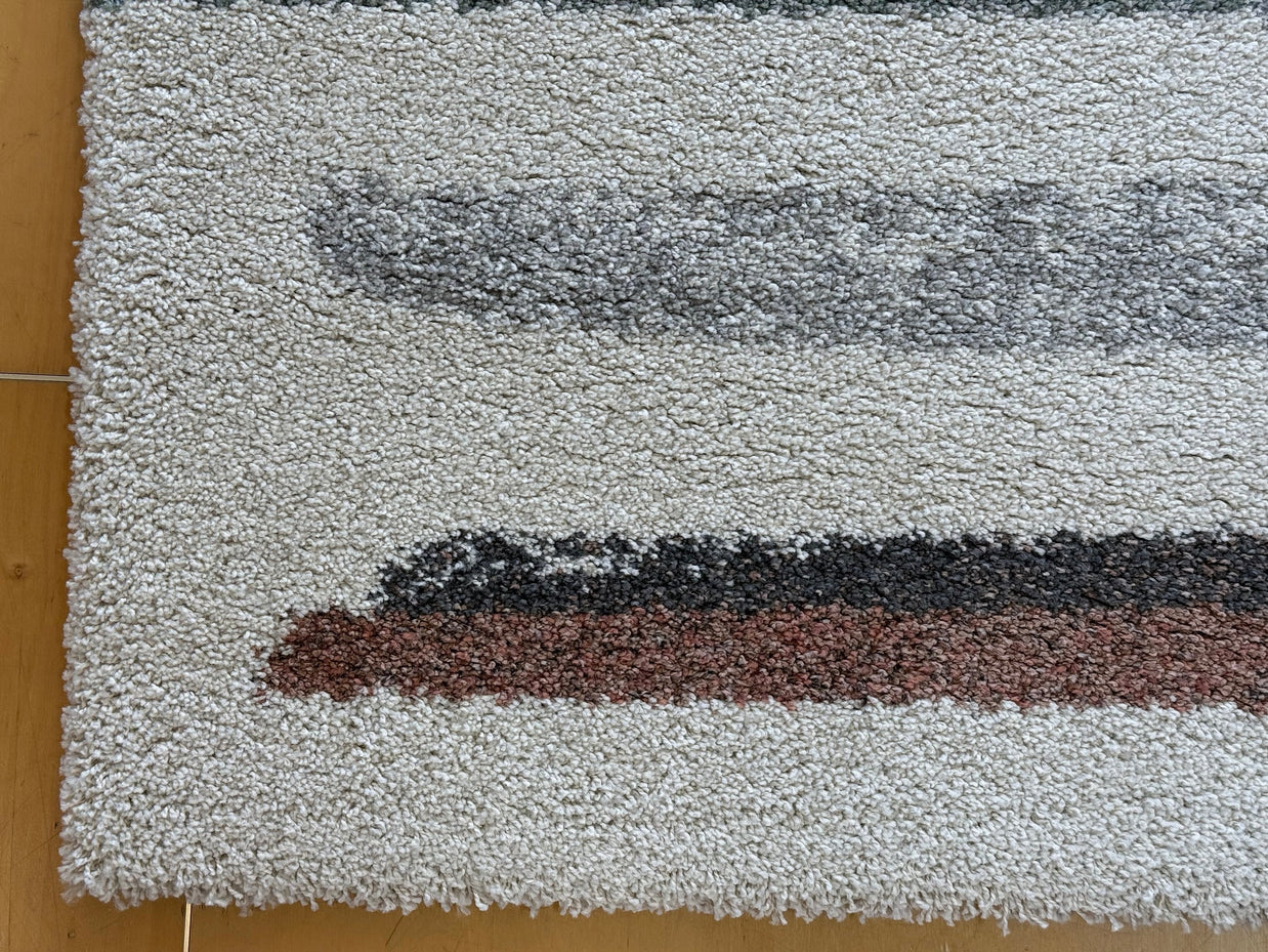Modern Abstract Pattern Mehari Shaggy Rug