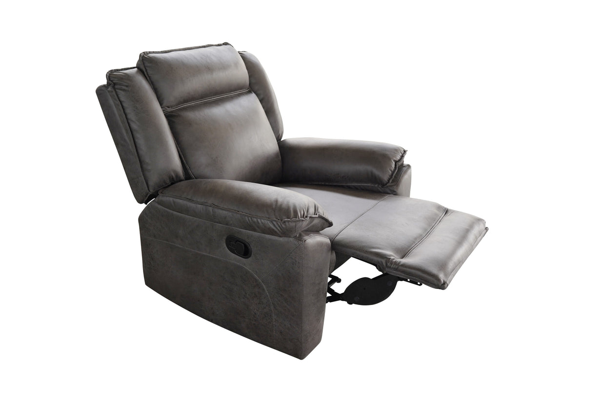 Captain 3+2+1 Manual Recliner Lounge Suite Grey