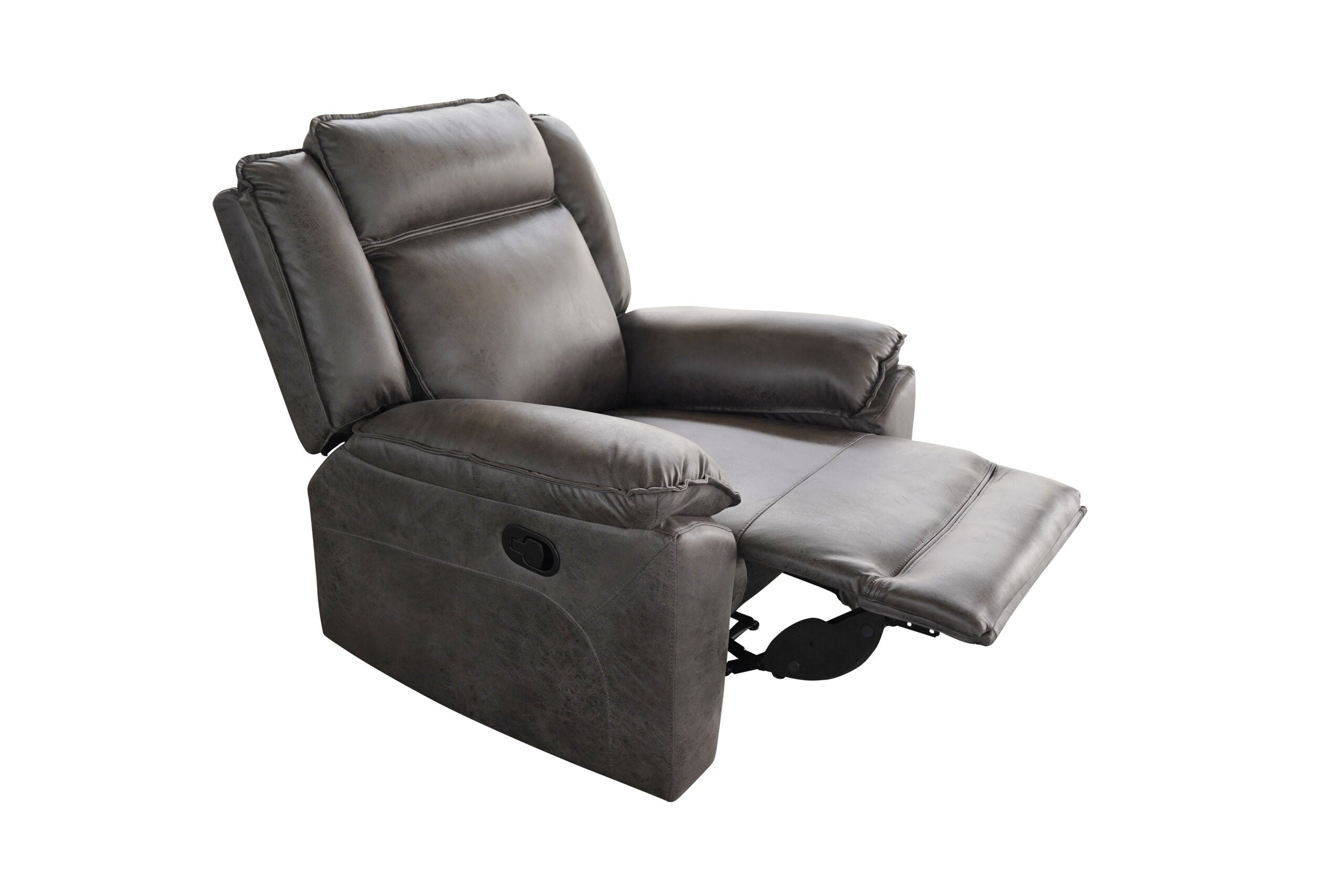Captain 3+2+1 Manual Recliner Lounge Suite Grey