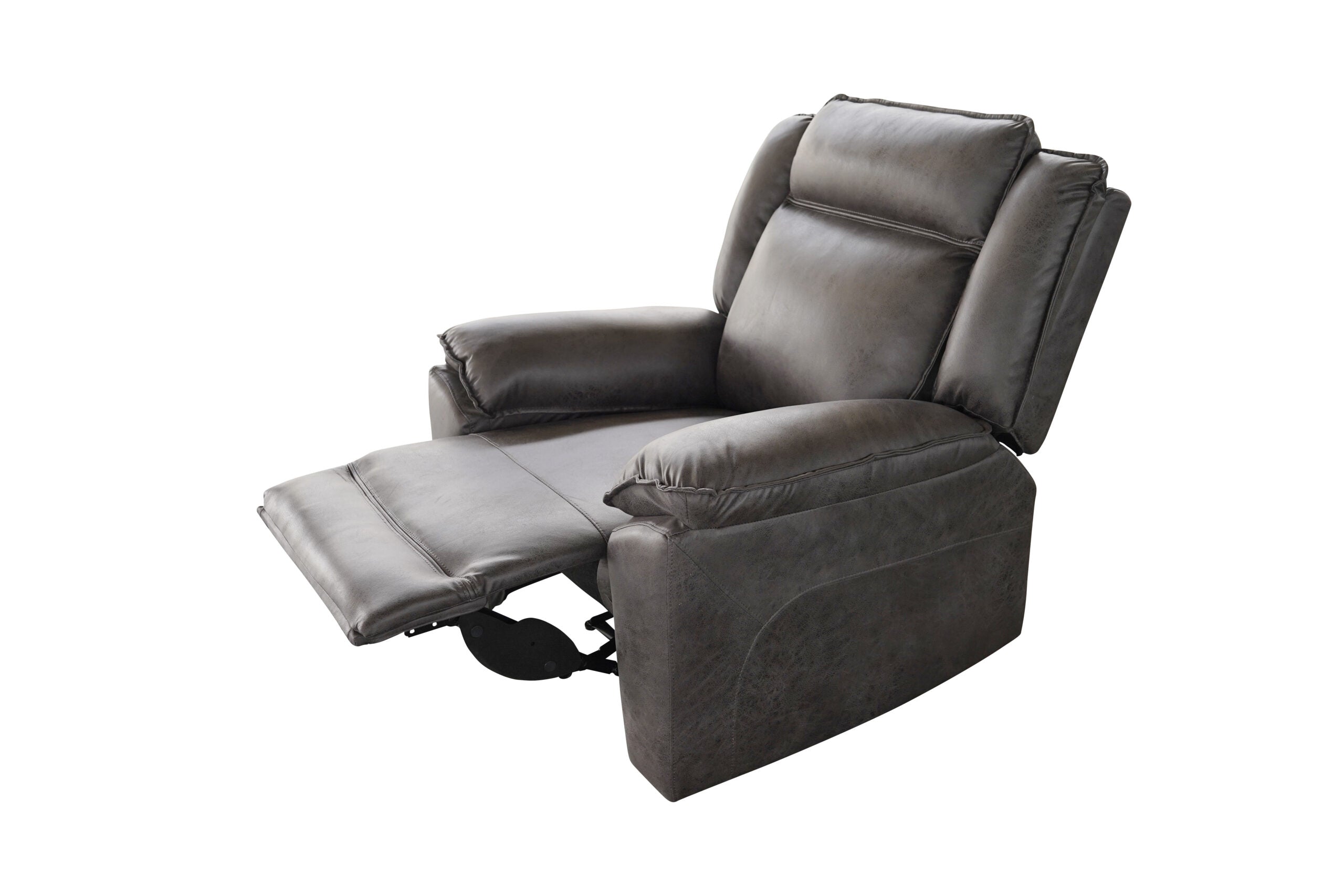 Captain 3+2+1 Manual Recliner Lounge Suite Grey