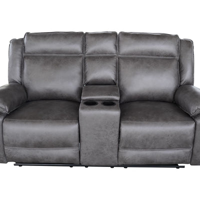 Captain 3+2+1 Manual Recliner Lounge Suite Grey