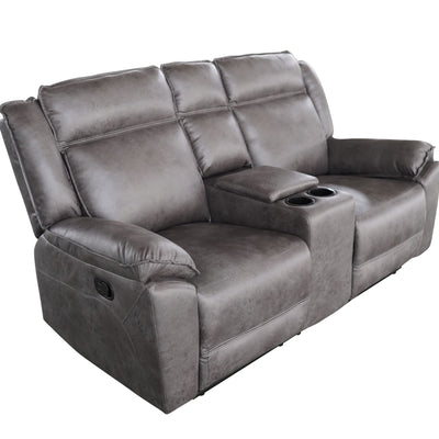 Captain 3+2+1 Manual Recliner Lounge Suite Grey