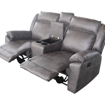 Captain 3+2+1 Manual Recliner Lounge Suite Grey