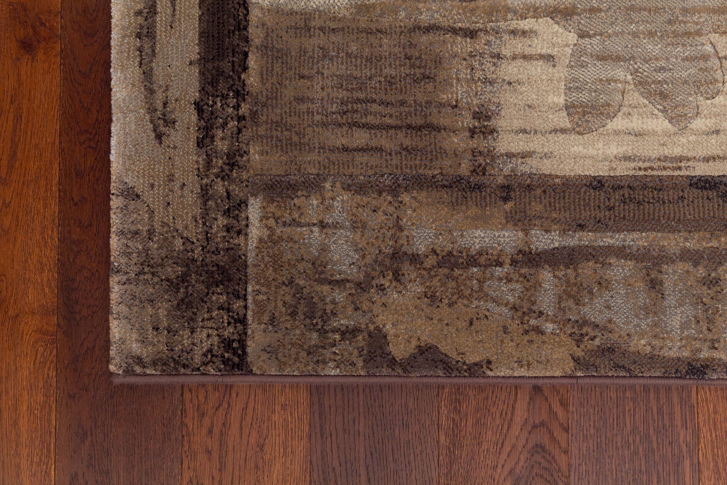 Modern Design Beige & Brown Shade Argentum Rug