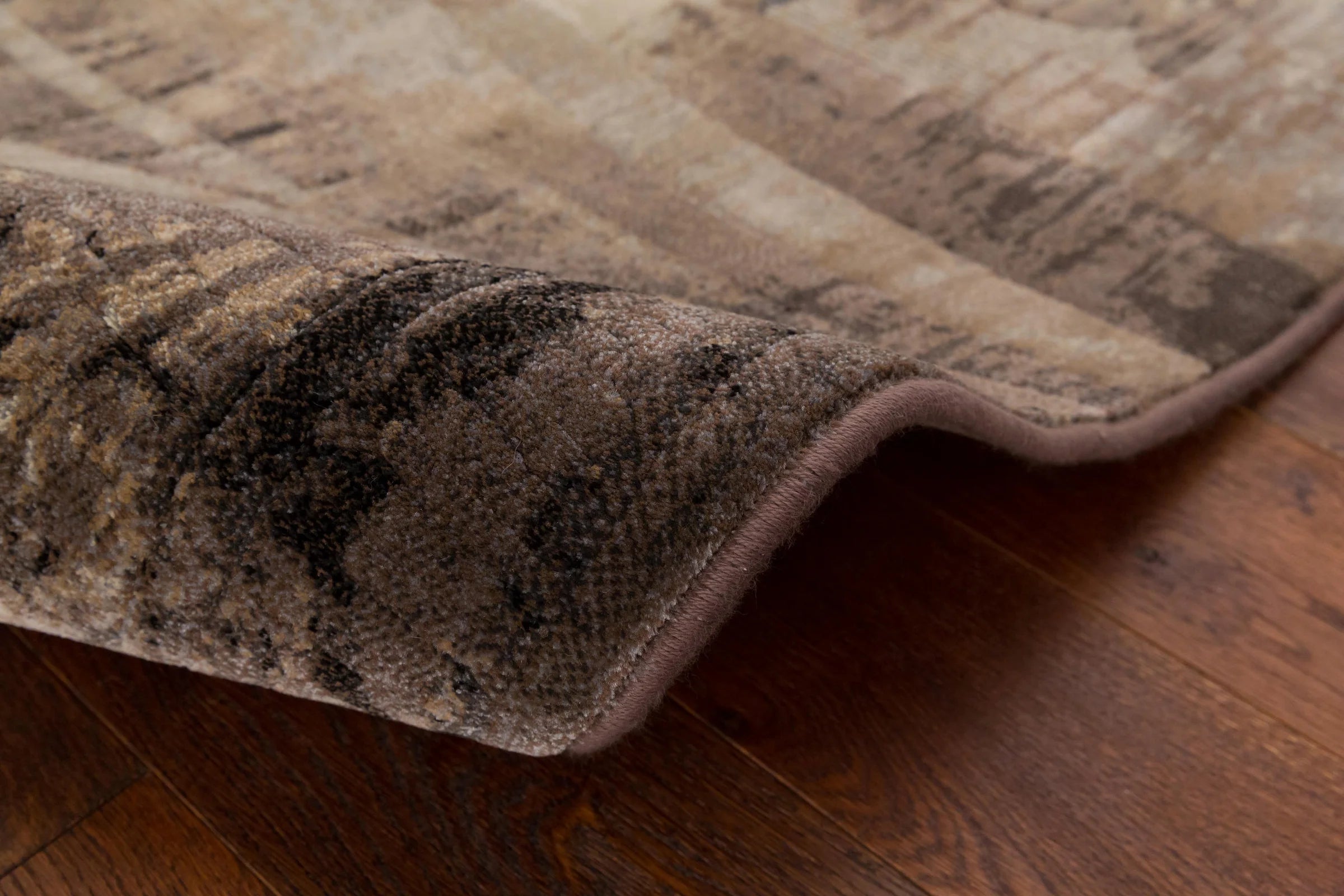 Modern Design Beige & Brown Shade Argentum Rug