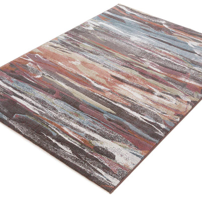 Multi Coloured Contemporary Design Argentum Rug