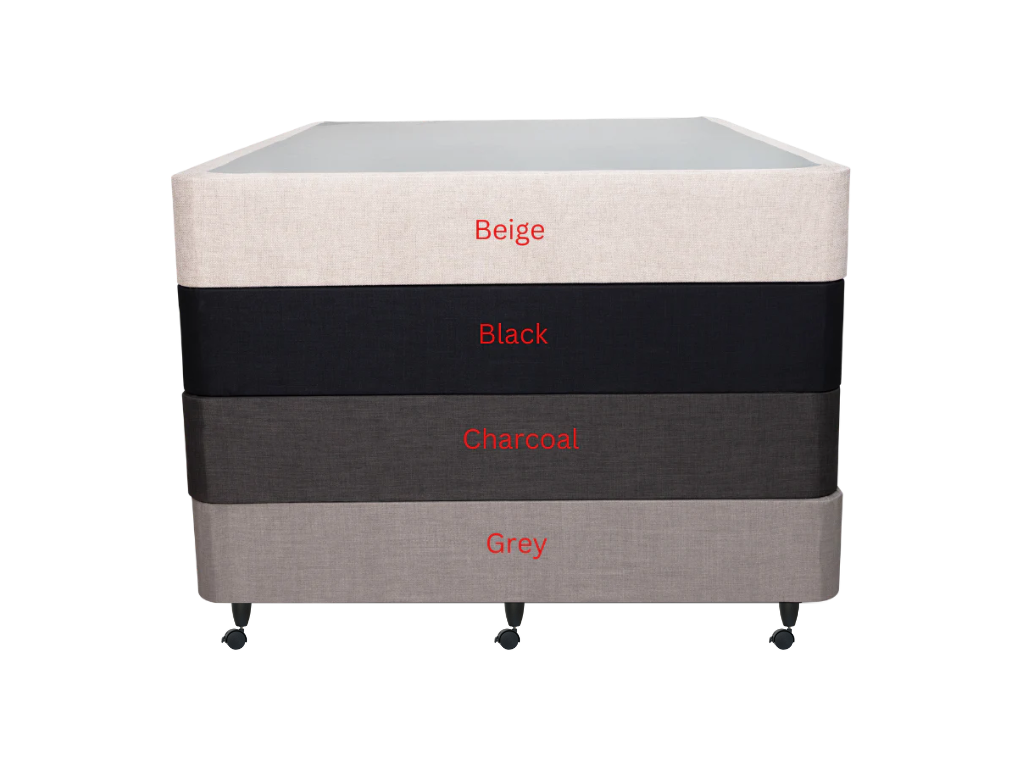 NZ Made Duracast Hotel Bed Base with Casters