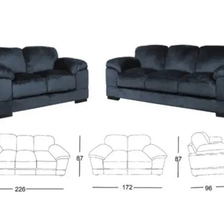 Evolution 3 + 2 Seater Lounge Suite