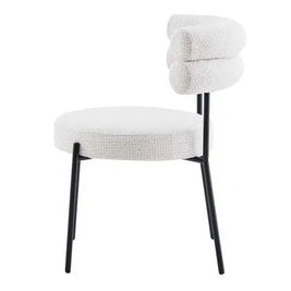 Axel Dining Chair Ivory Fleck