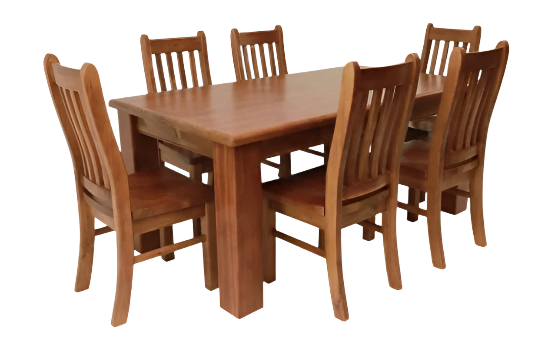 Urbana Dining Set 1.5M - 2.4M Table with Chairs