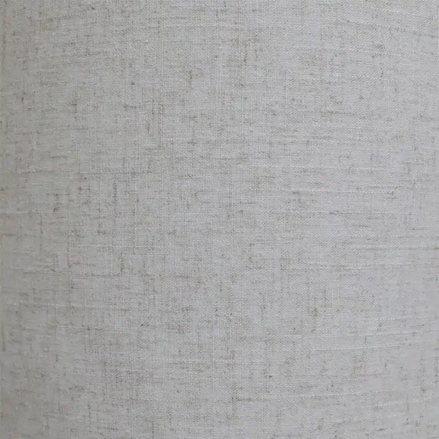 Lamp Leonardo 66cm  -Black + Linen Shade