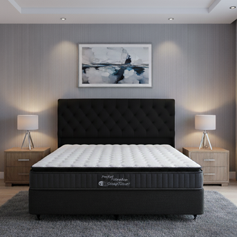SleepTime Pocket Pillowtop Mattress + NZ Made Eco Bed Base