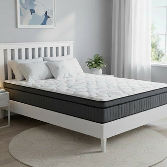 NestHeaven Bed Frame +ZBox Pocket Spring with Euro Top Mattress